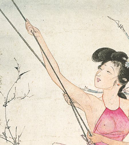 金安-胡也佛的仕女画和最知名的金瓶梅秘戏图